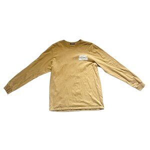 Talentless Stay Home Long Sleeve Tee Mustard Large